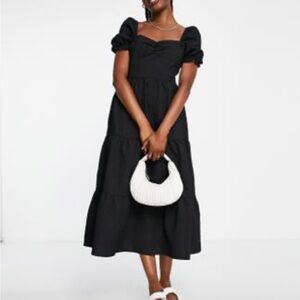 The Frolic Long Black Dress